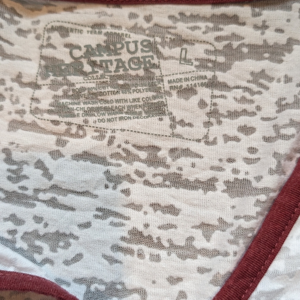 Campus Heritage Florida State Seminoles Tee Deep V Neck - Picture 2 of 6